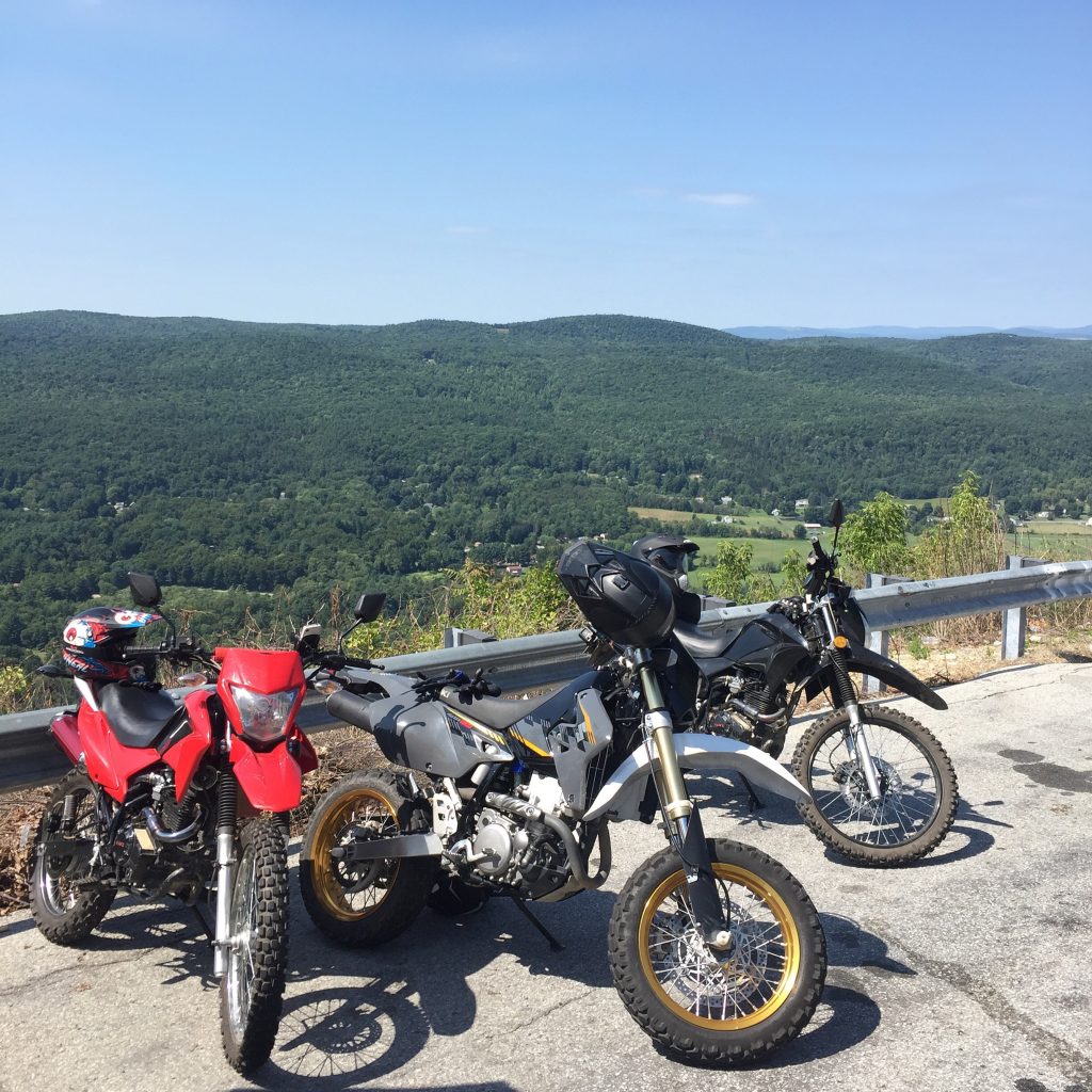 Morning Ride with 2 Hawk 250s and a Suzuki DRZ4000 Bikes