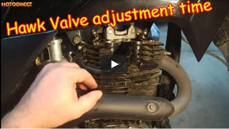 Hawk 250 RPS Dual Sport – How to Adjust Valves Video