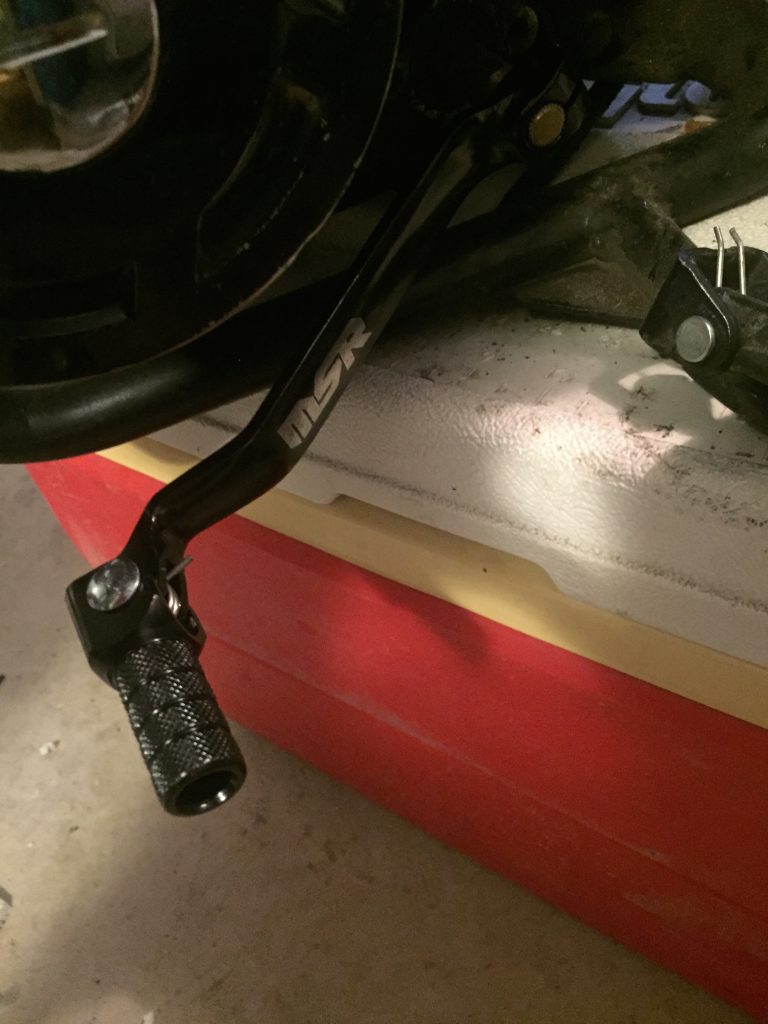 MSR Black Steel Shift Lever Hawk 250 Hawk 250 Guides & Parts