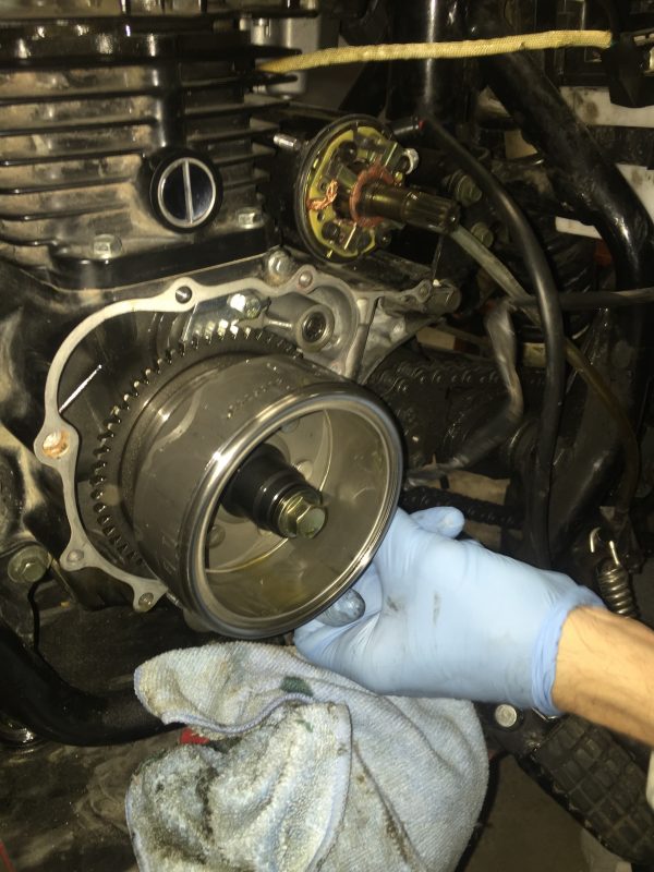 Changing out Hawk 250 Stator and Testing Bike Hawk 250 Guides & Parts
