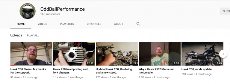 YouTuber OddBallPerformance’s Hawk 250 Stolen – Lets Help Him Get Back On a Hawk