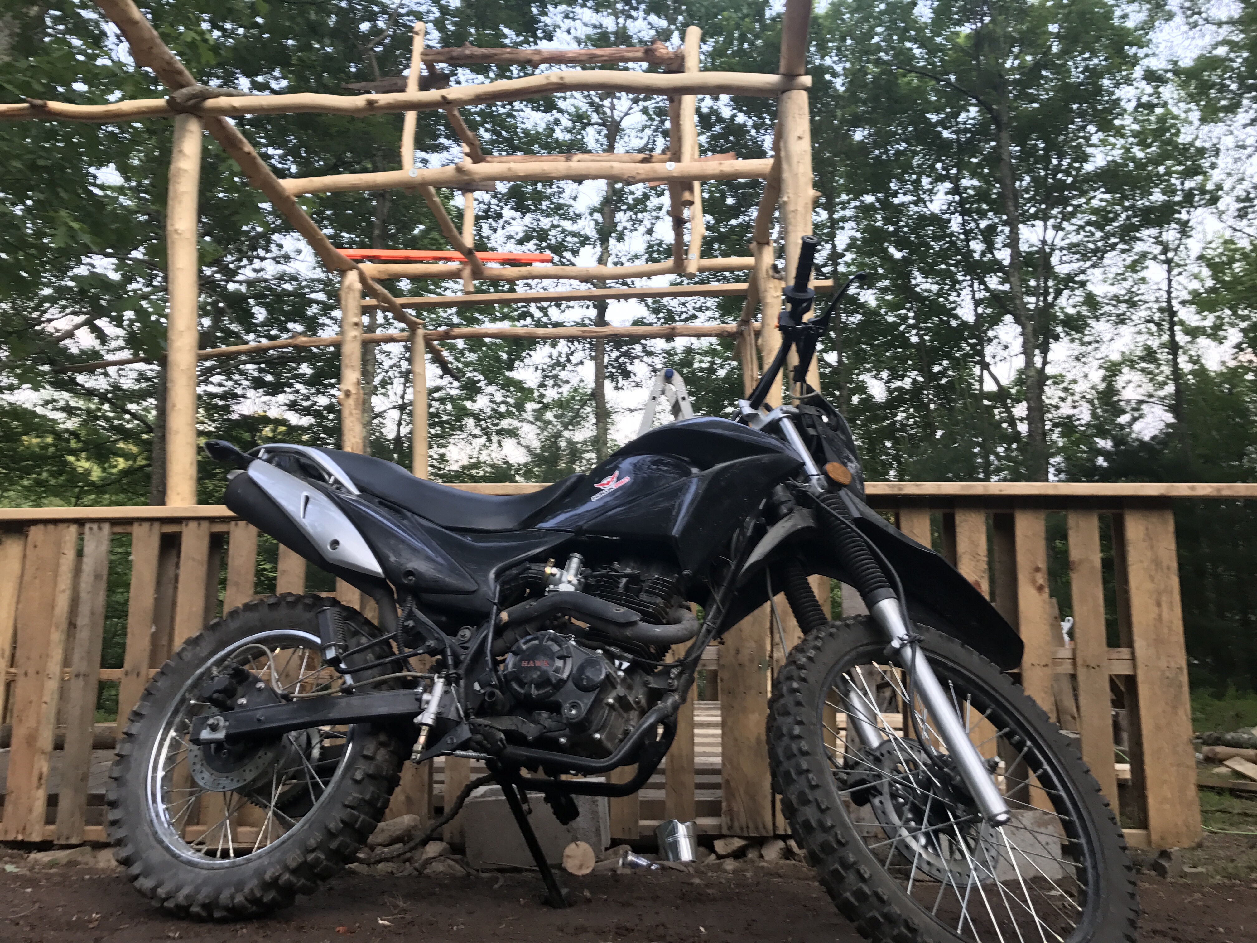 Just Some Quick Backyard Fun with Hawk 250 Dual Sport